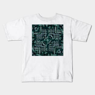 ELEGANT SQUARE art deco repeating pattern and geometric design Kids T-Shirt